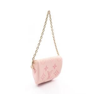 Louis Vuitton Leather Bag Gradient Pink Empreinte Bum